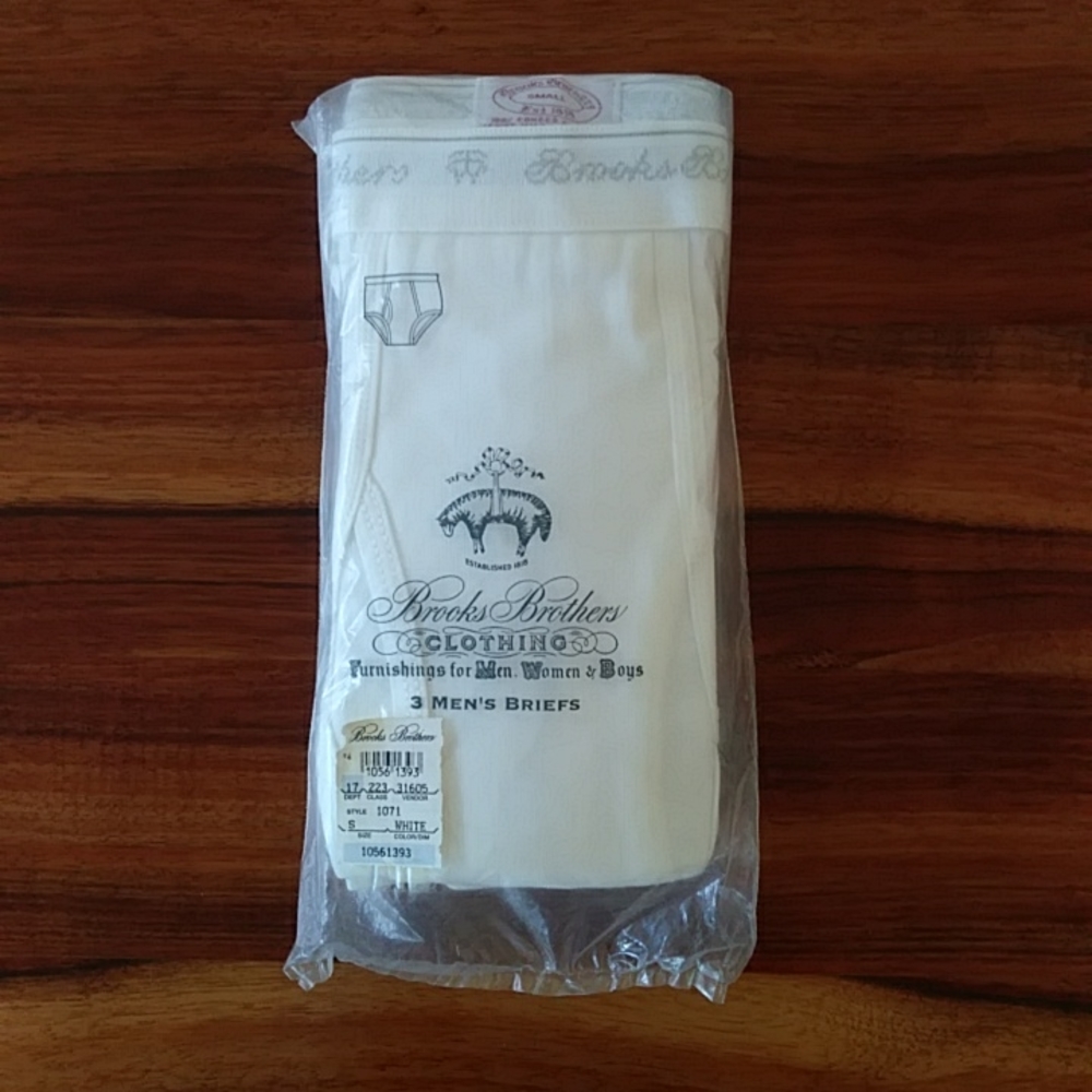 Brooks Brothers 100% cotton men's briefs Pack of 3